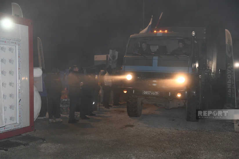 За день по дороге Ханкенди-Лачын беспрепятственно проехали 40 автомобилей