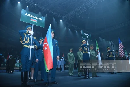Bakıda hərbçilər arasında güləş üzrə 36-cı dünya çempionatının açılış mərasimi keçirilib