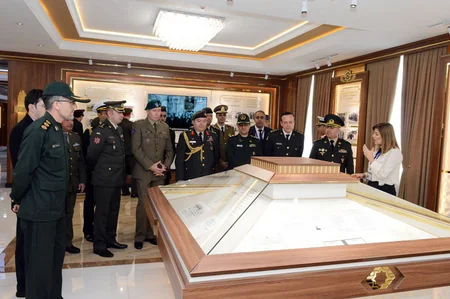 Military attachés of foreign states visit military lyceum