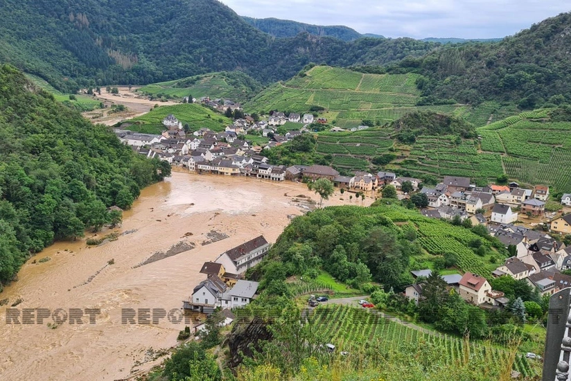 Almaniyada Reyn çayına görə əhali evakuasiya edilir
