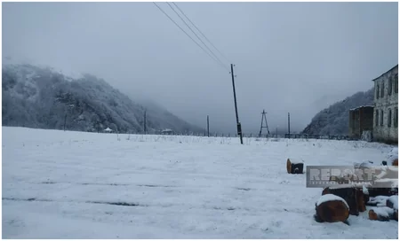 Sarıbaşa qar yağıb - FOTOREPORTAJ