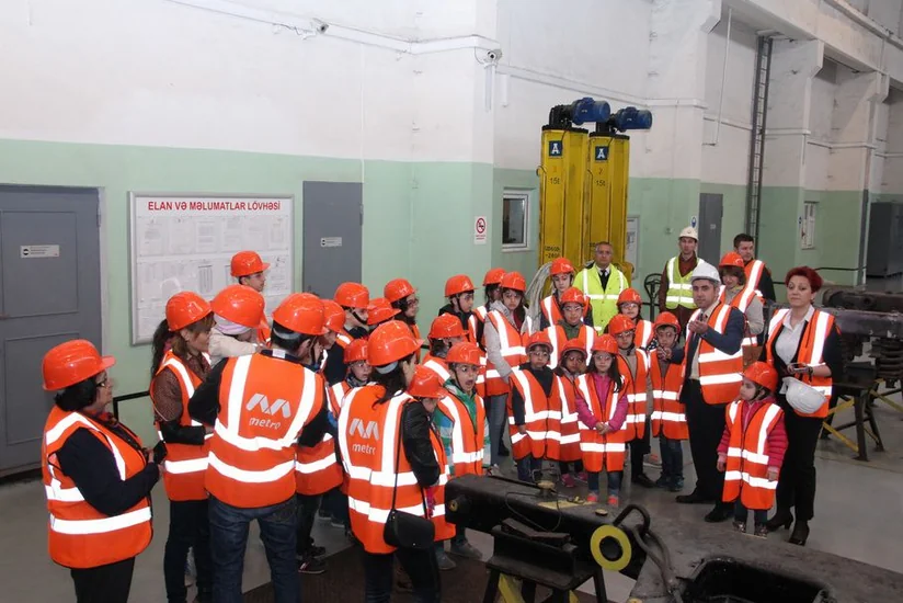 Uşaqların “Metropoliten”ə ekskursiyası təşkil edilib