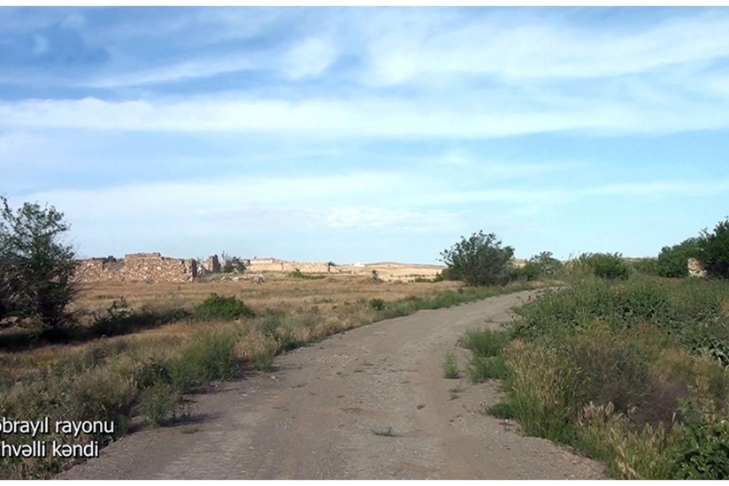 Footage from Shahvalli village of Jabrayil