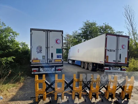 Food cargo sent from Baku for Armenians waiting on Aghdam-Khankandi road for 4 days