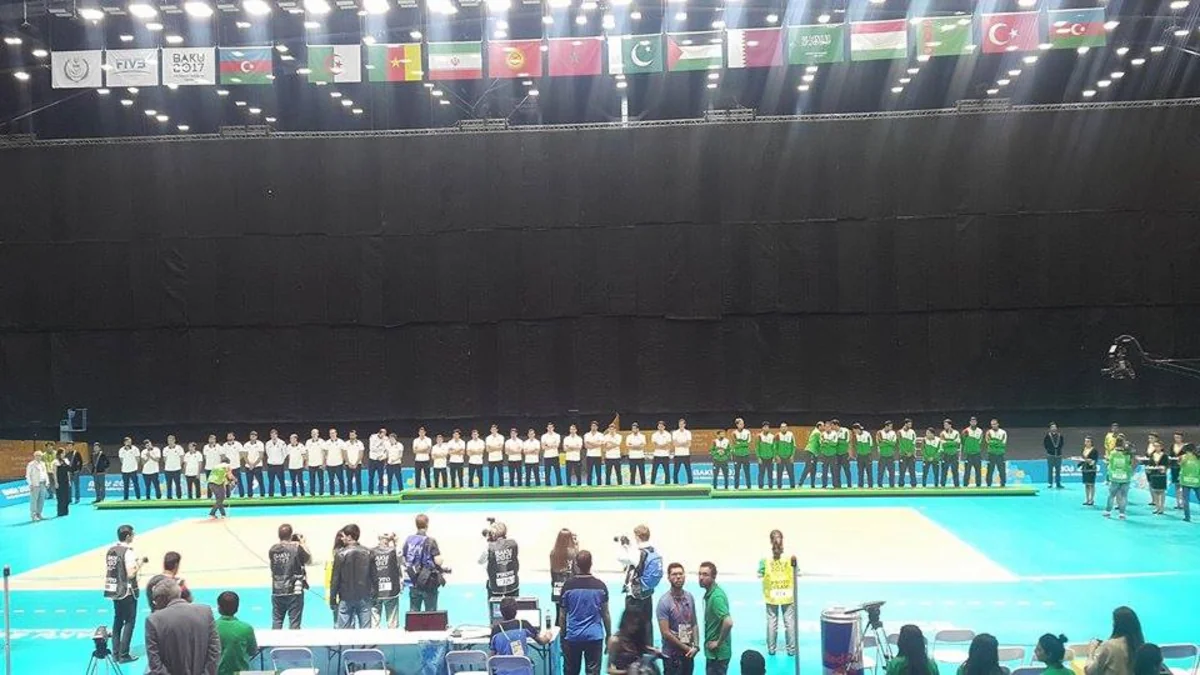 İslamiada: Azərbaycanın kişi voleybol yığması gümüş medal qazanıb