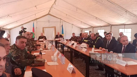 FHN-in Sumqayıt Regional Mərkəzinin qüvvələri ilə taktiki-xüsusi təlim keçirilib