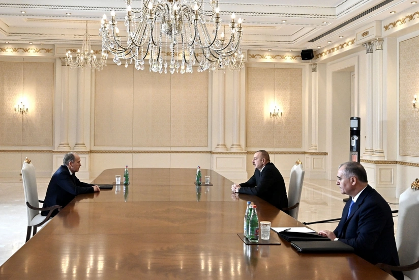 Prezident İlham Əliyev Rusiya Federal Təhlükəsizlik Xidmətinin direktorunu qəbul edib