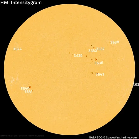 Astronomers record strongest solar flare over past seven years