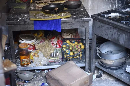 Gecə klubunda partlayışdan sonrakı vəziyyət