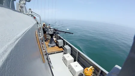 На конкурсе Кубок моря-2019 проведены артиллерийские стрельбы - ВИДЕО