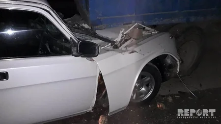 Kürdəmirdə QAZ-2410 KamAZa çırpılıb,  ölənlər var - FOTO - VİDEO - YENİLƏNİB