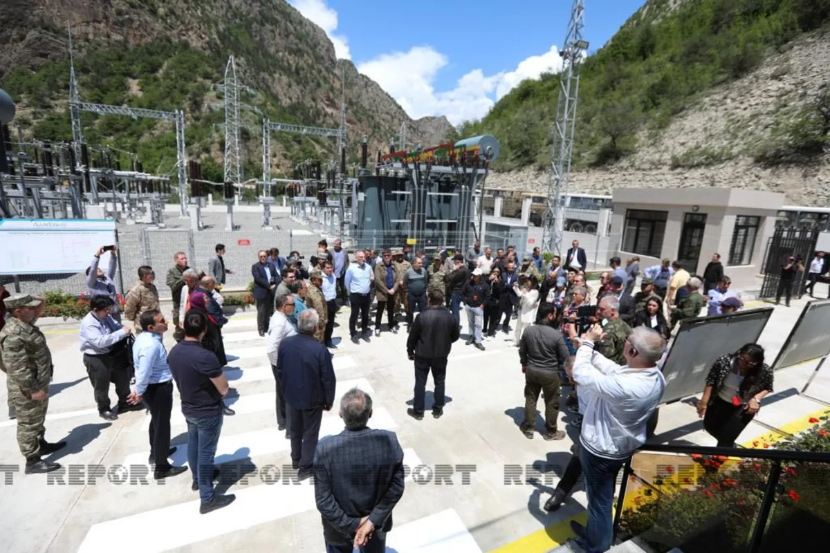 Foreign diplomats view work done at Kalbajar hydroelectric power station