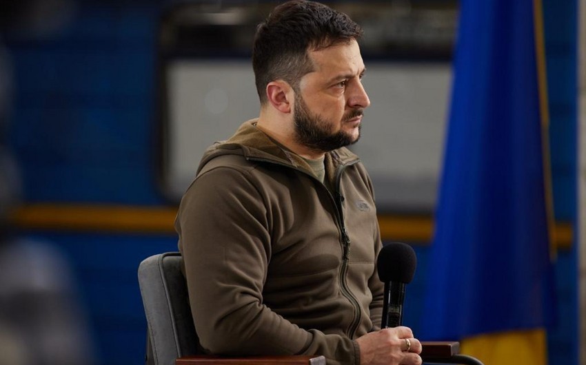 Zelenski Rusiya ilə danışıqlara qayıtmağın şərtini açıqlayıb