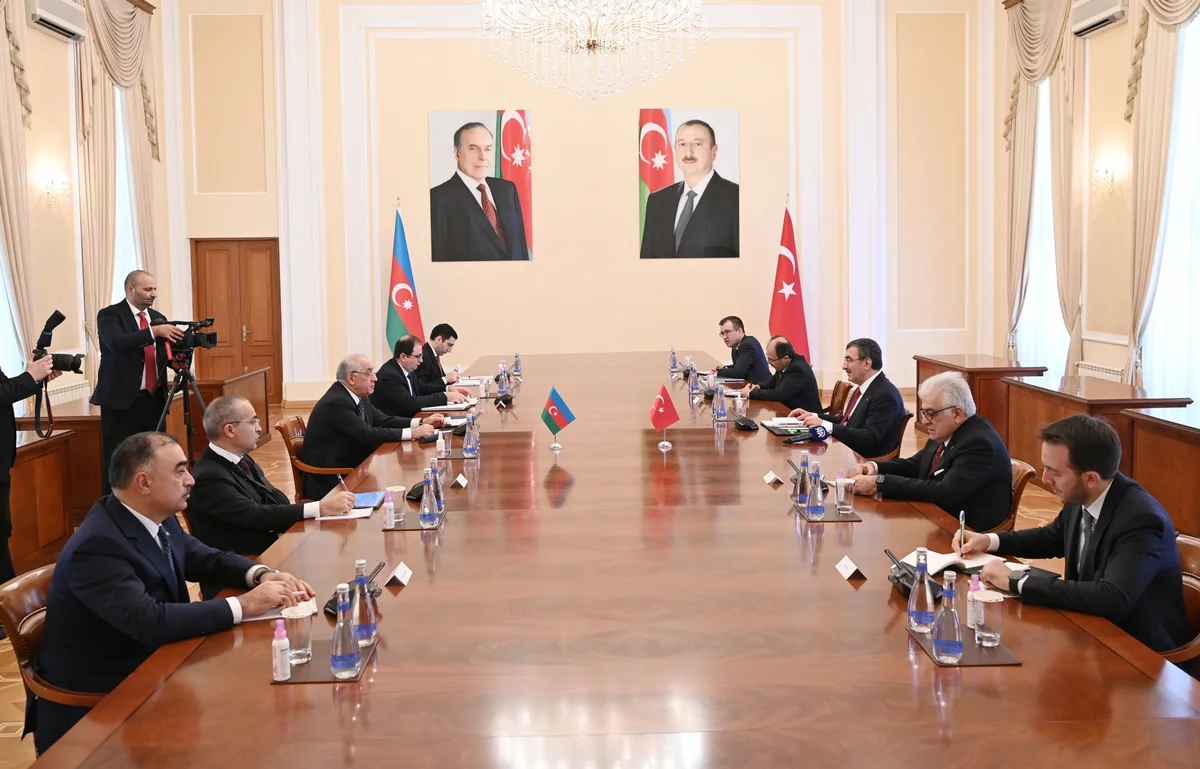 Azerbaijani PM meets Turkish vice president