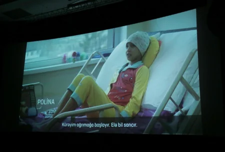 Leyla Aliyeva attends presentation of 'Light shining through the window' documentary