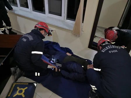 FHN-in Cənub Regional Mərkəzi praktiki gecə təlimi keçirib