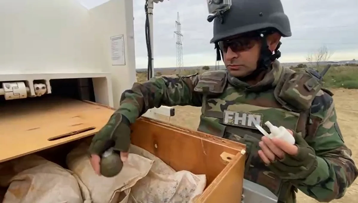 Bakıda əl qumbarası tapılıb