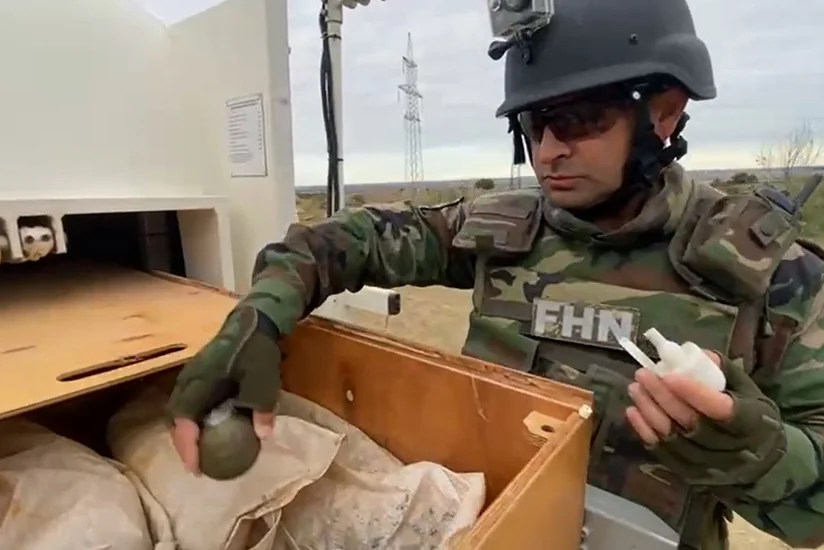 Bakıda əl qumbarası tapılıb