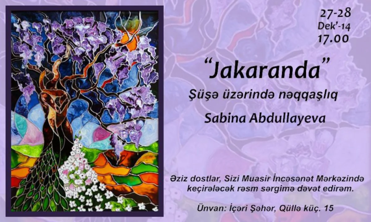 Jakaranda adlı sərgi keçiriləcək