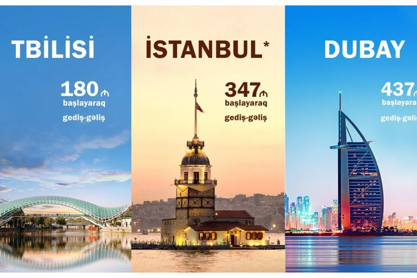 AZAL Tbilisi, İstanbul və Dubaya uçuşlar üçün xüsusi aksiyaya başlayır