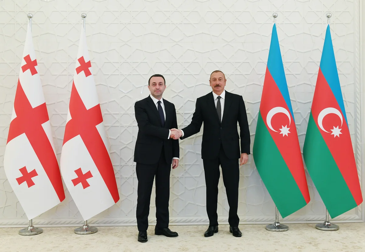İrakli Qaribaşvili Azərbaycan liderini təbrik edib