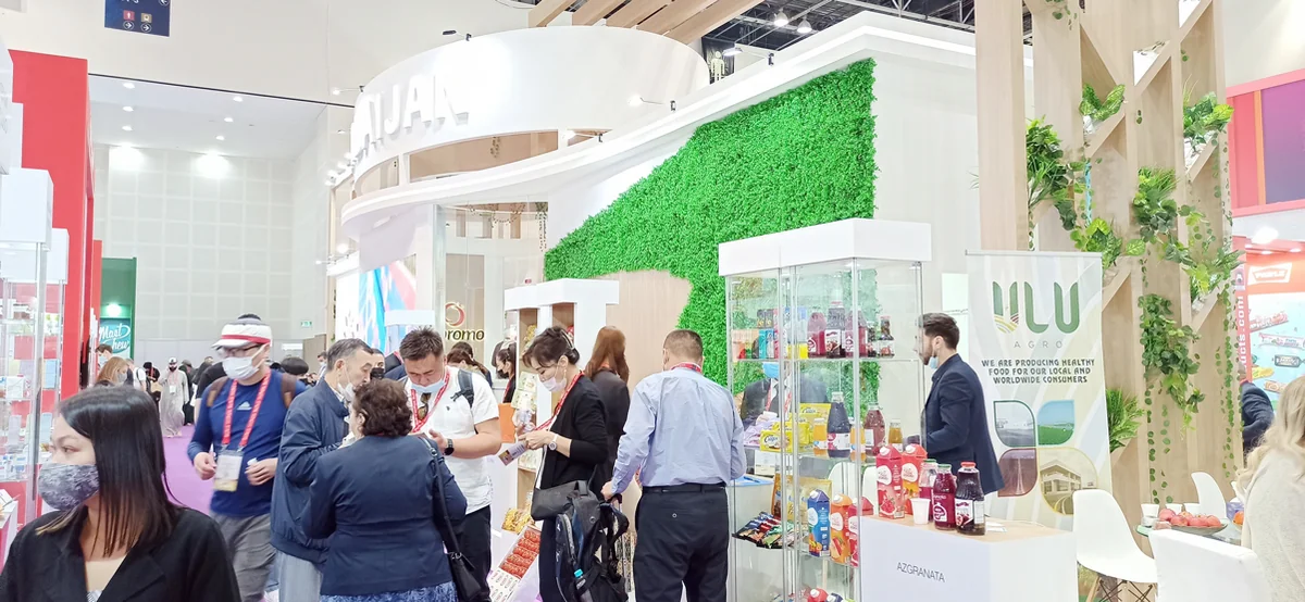 Azerbaijani products displayed at int'l exhibition in Dubai