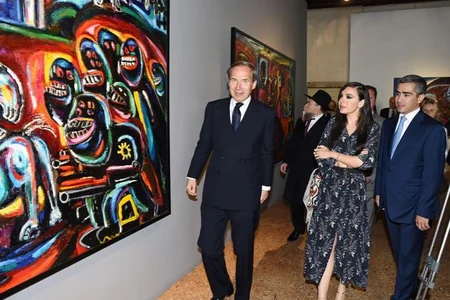 ​Leyla Əliyeva 56-cı “Venesiya Biennalesi” çərçivəsində Azərbaycan pavilyonunda iki sərginin açılışında iştirak edib