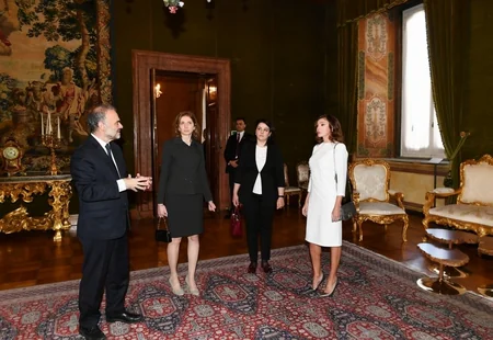 First lady Mehriban Aliyeva viewed Quirinale Palace in Rome