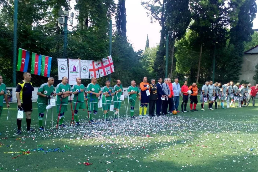 Tbilisidə Qarabağ qaziləri və Tbilisi” amputant futbol komandaları arasında yoldaşlıq görüşü keçirilib
