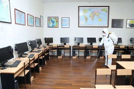 Azərbaycan Dövlət Dəniz Akademiyasında dezinfeksiya işləri aparılıb