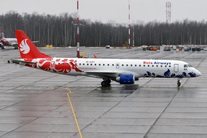 Самолет Buta Airways совершил вынужденную посадку