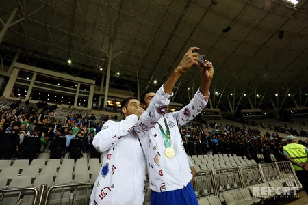 Azərbaycanın futbol millisi İslamiadanın qalibi olub - FOTOREPORTAJ