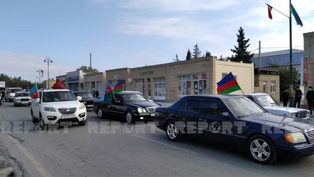 Жители Кюрдемира восторженно встретили весть о победе
