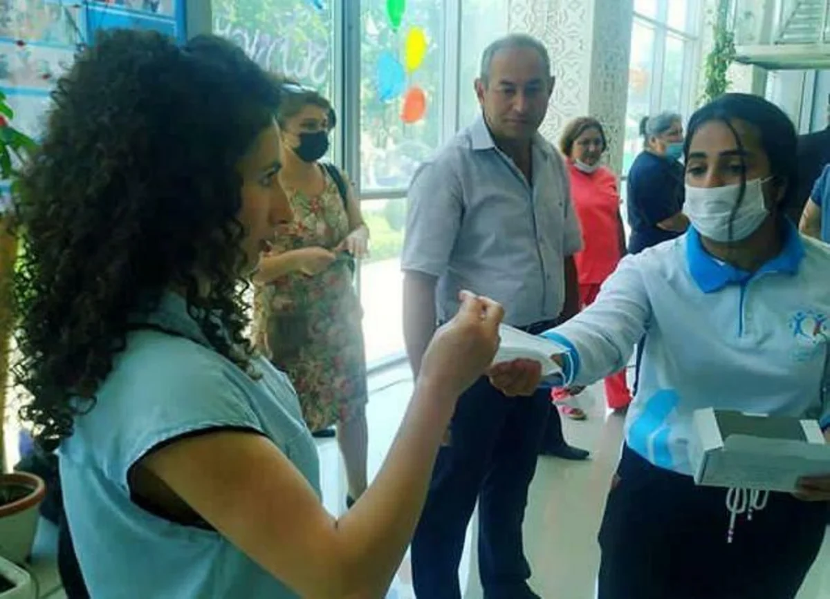 Göyçayda koronavirusun qarşısının alınması məqsədilə aksiya keçirilib - FOTO