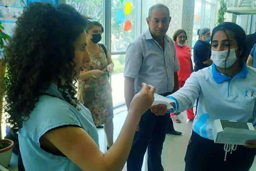 Göyçayda koronavirusun qarşısının alınması məqsədilə aksiya keçirilib - FOTO
