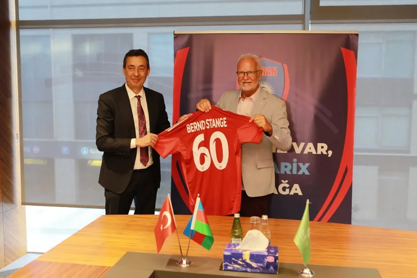 Turan Tovuzun İdarə Heyətinin sədri Bernd Ştange ilə görüşüb