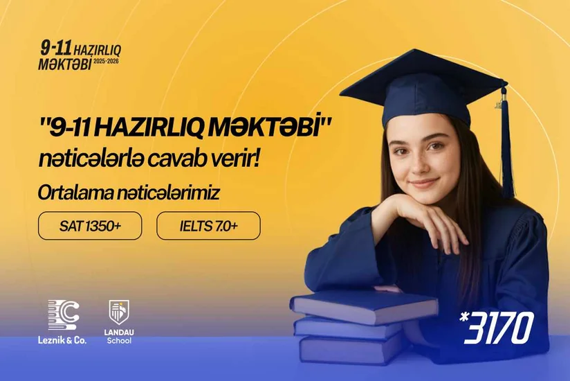 Kurs əsaslı metodika effektivdirmi? 9-11 Hazırlıq Məktəbi nəticələrlə cavab verir