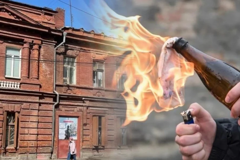 Rusiyada yaşlı ər-arvad hərbi komissarlığın binasını yandırmağa cəhd edib