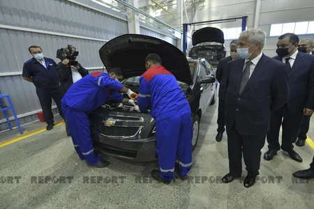 Hacıqabul Sənaye Məhəlləsinin rezidentinin yeni istehsal xətti işə düşüb