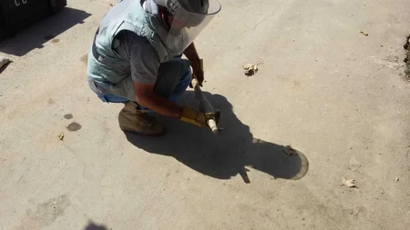 Xocavəndin Qaradağlı kəndində 1 ədəd raket aşkarlanıb - FOTO