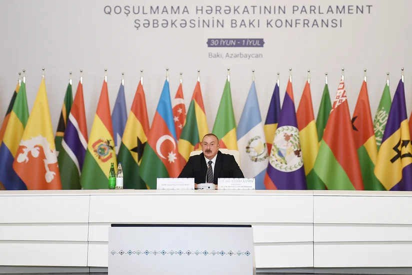 President: “Another initiative, which Azerbaijan put forward, is a creation of NAM support office in New York”