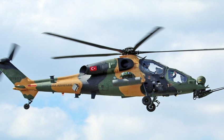 Türkiyə helikopteri qəzaya uğrayıb, 1 hərbçi şəhid olub