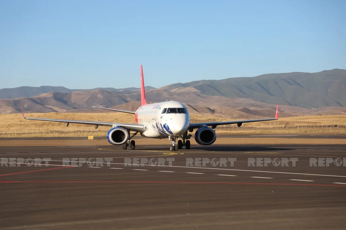 First commercial test flight to Azerbaijan’s Fuzuli International Airport