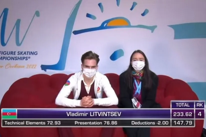 Азербайджанские фигуристы завершили выступления на чемпионате мира