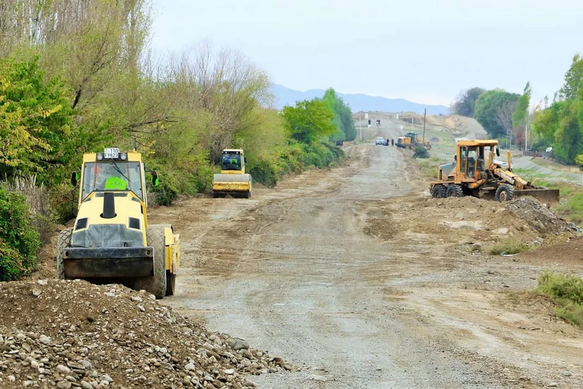 Suqovuşan və Talış kəndlərinə gedən tarixi yolların bərpasına başlanılıb