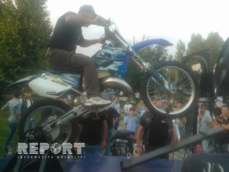 Şəkidə Beynəlxalq Moto Festivalı keçirilir - FOTO