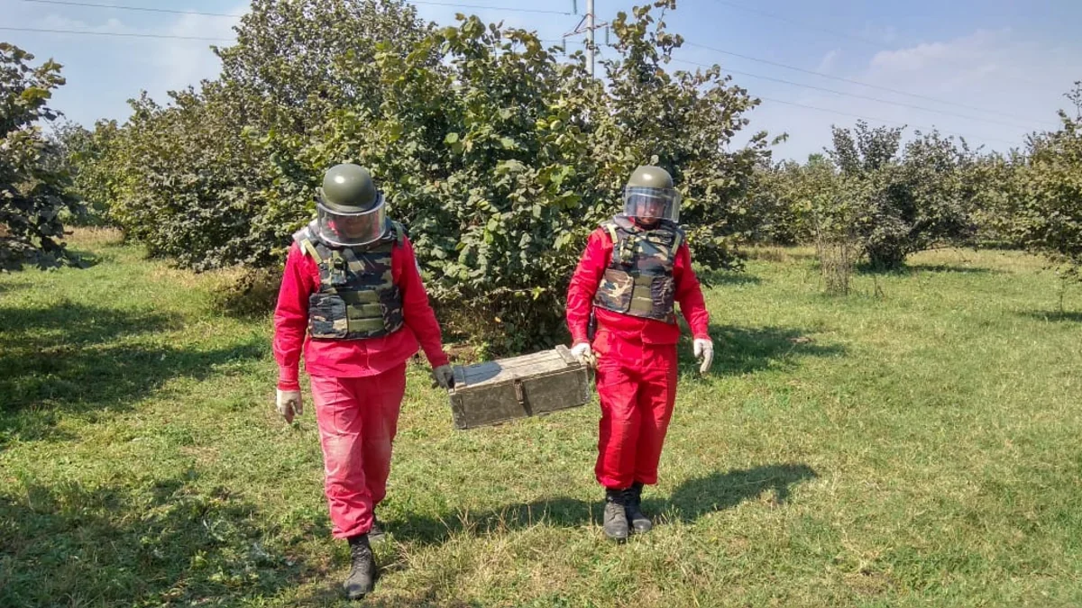 Qazaxda əl qumbarası tapıldı