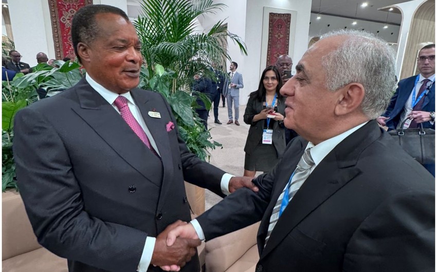 Ali Asadov holds talks with Congo President at COP29 Summit in Baku