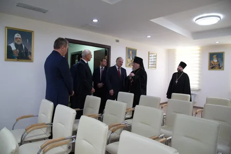 ​Rusiya Kommunist Partiyasının sədri Jen-Mironosits kilsəsində olub