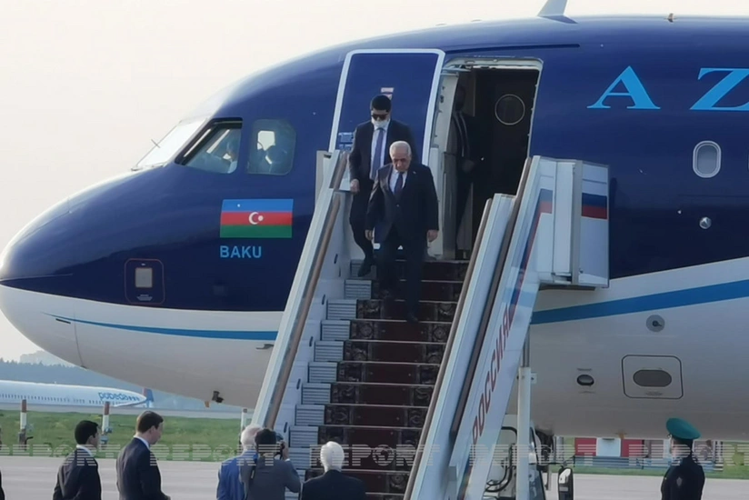 Azerbaijani PM arrives in Russia for official visit